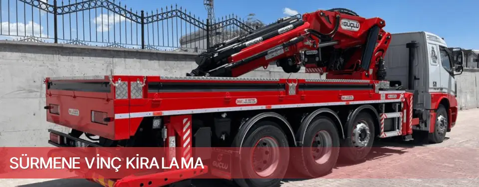 Sürmene İlçemi Vinç Kiralama